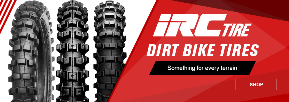 IRC Tire dirt bike tires, something for every terrain, shop button